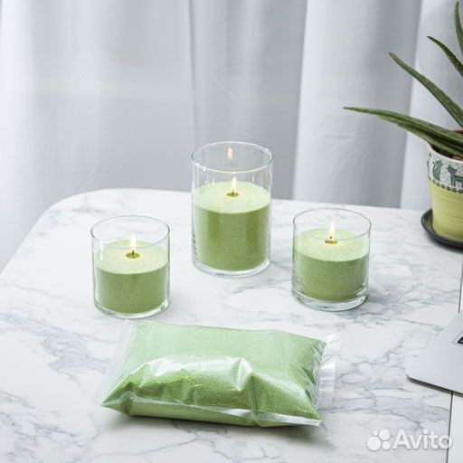 300 гр. Свечи насыпные Органика (фитиль, мята)