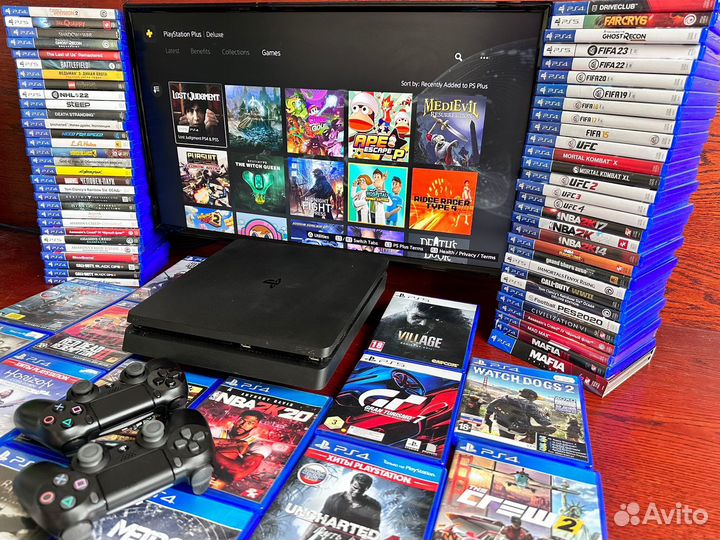 Продаю PlayStation 4 Slim +игры