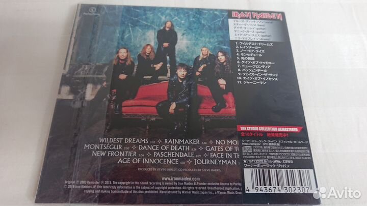 Iron maiden. japan CD. диск