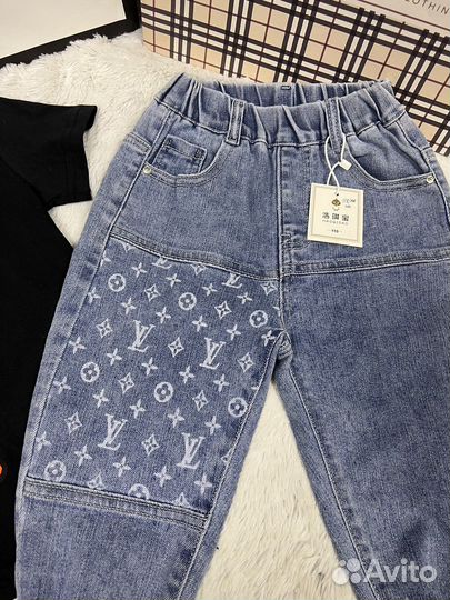 Футболка+джоггеры+кроссовки LV