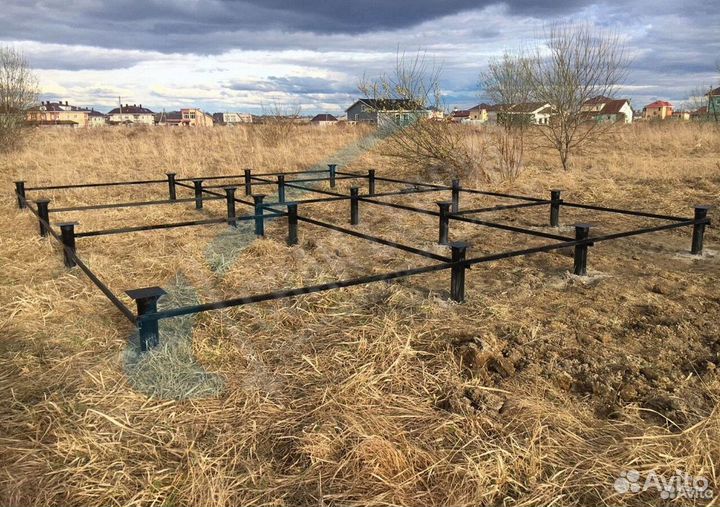 Винтовые сваи для забора