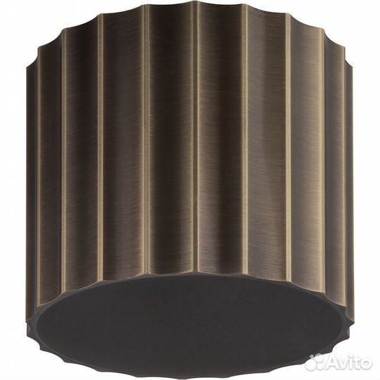 Светильник GX53 H4 металл черненая бронза накладн