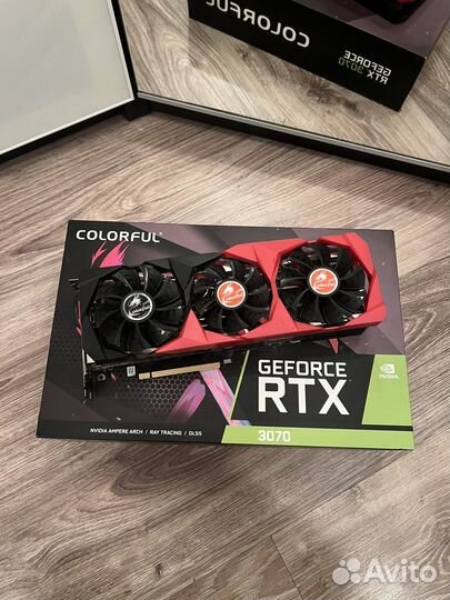 Colorful rtx 3070 с коробкой