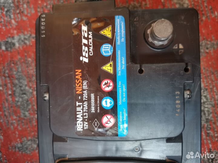 Продаю аккумулятор рено дастер оригинал