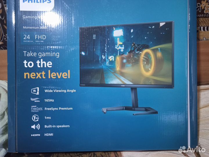 Игровой монитор Филипс 165 гц, 24 дюйма