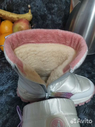 Сапожки для девочки тёплые