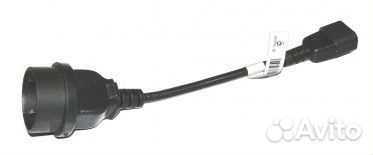 Кабель Powercom scut IEC-320 C14 to Socket Type-F 250V 10A