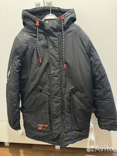 Парка зимняя на мальчика 152