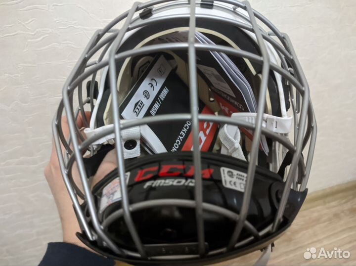 Шлем хоккейный ccm tacks 110, размер М