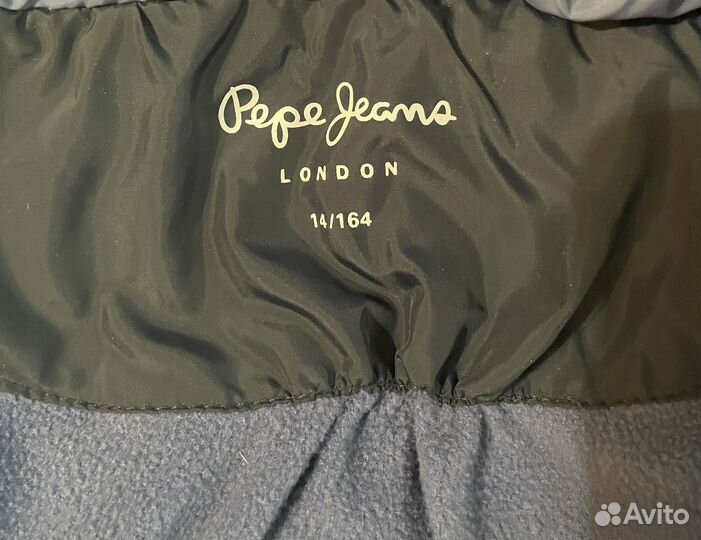 Пуховик pepe jeans london новый 12-14лет/ 164рост