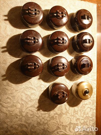 Винтажные выключатели Франция