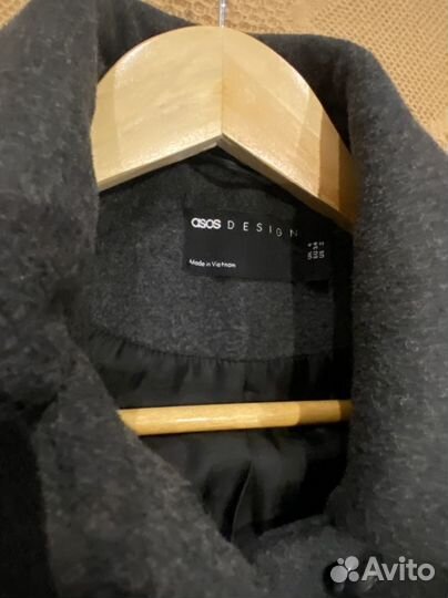 Пальто женское демисезонное оверсайз длинное