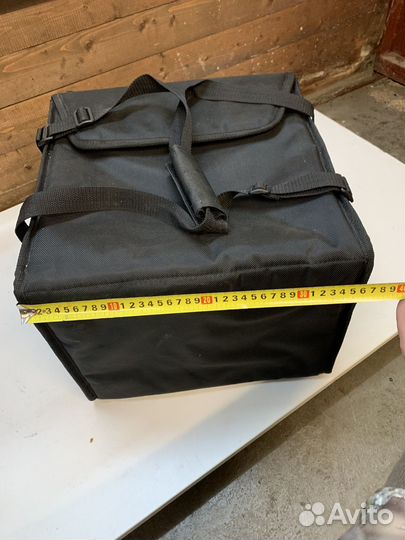 Термосумка для пиццы ткань черная (на 4-5 пиццы)