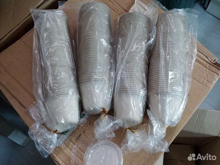 Соусники одноразовые с крышкой биоразлаг. 200шт