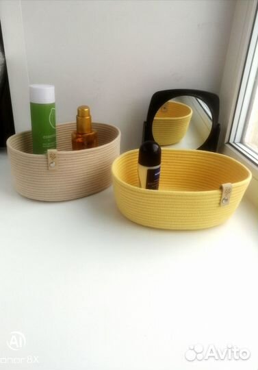 Овальные корзины для хранения