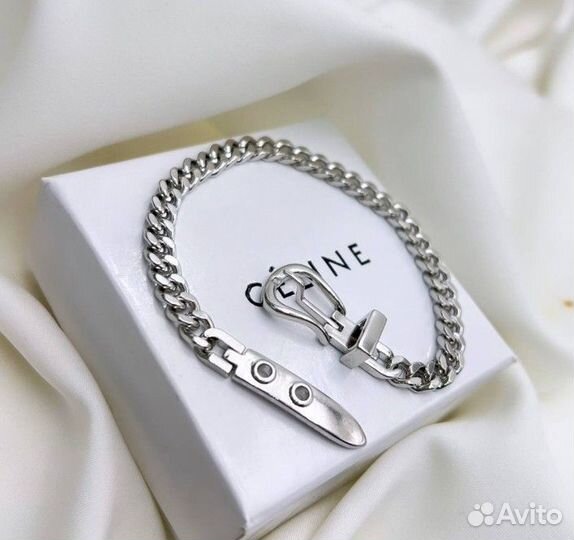 Браслет под Celine в виде ремня
