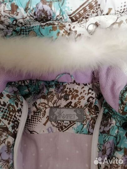 Зимняя куртка для девочки 104