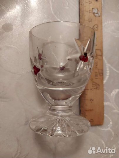 Графин чешский хрусталь с 2 рюмками
