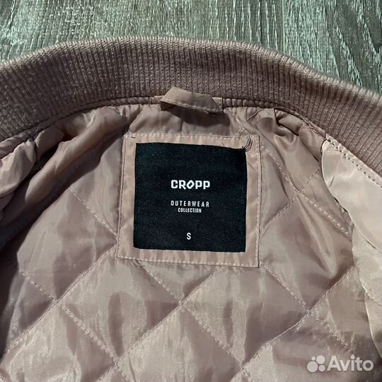 Бомбер женский розовый Cropp