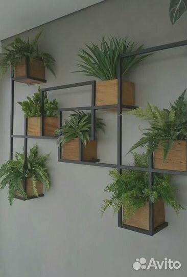 Подставка для цветов напольная металлическая