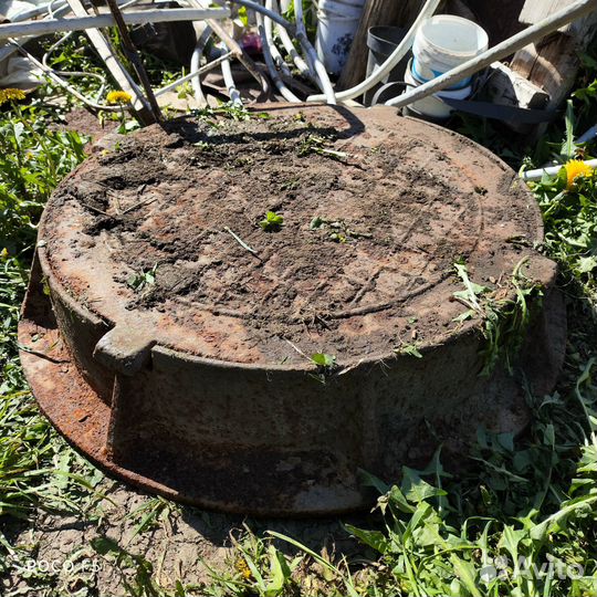 Люк канализационный чугунный