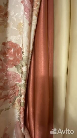 Шторы с ламбрекеном на 3 окна