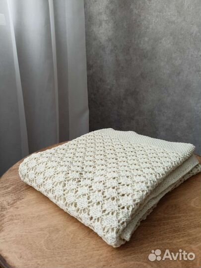 Плед детский вязаный ручная работа