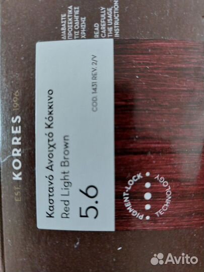 Краска для волос korres