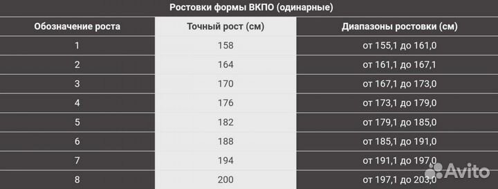 Зимний военный костюм