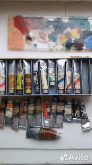 Масляные художественные краски из СССР