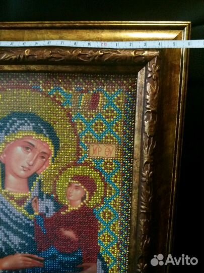 Икона вышитая бисером