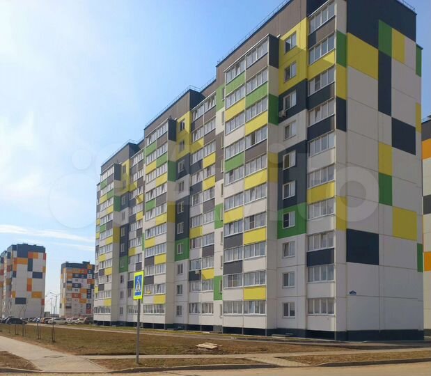 2-к. квартира, 66 м², 6/10 эт.