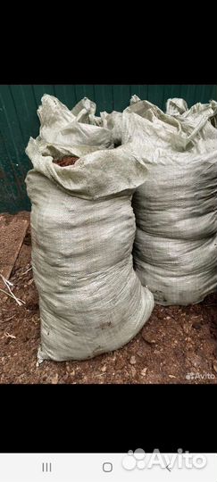 Навоз перегной в мешках конский