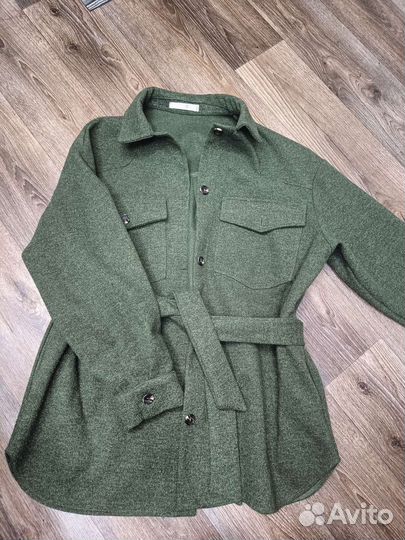 Куртка-рубашка утепленная женская