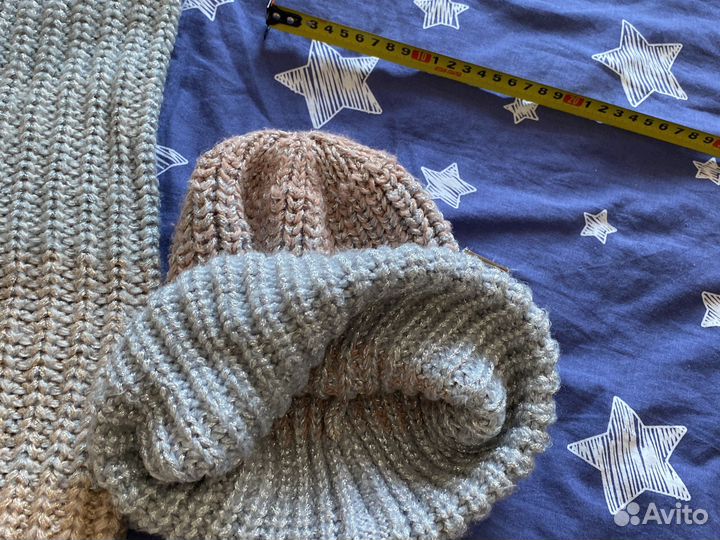 Шапка и снуд весна/осень