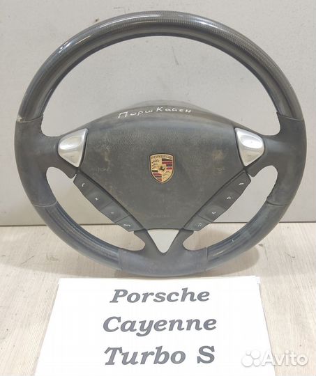 Руль мультимедийный Porsche Cayenne Turbo S, рест