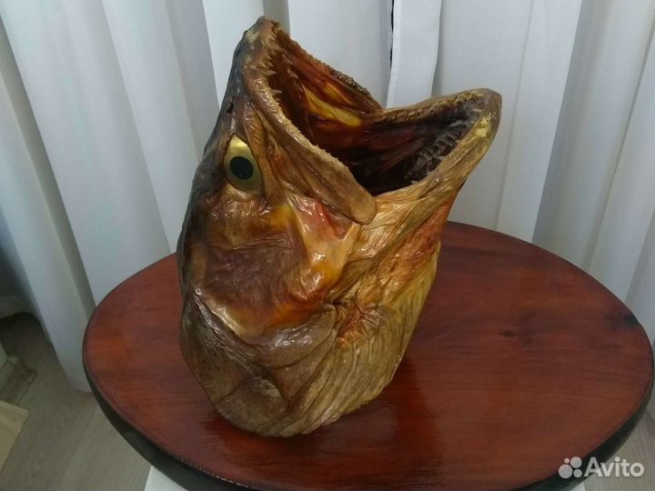 Чучело головы рыбы