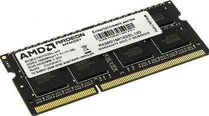 8Gb DDR-III 1600MHz AMD SO-dimm (R538G1601S2SL-U)