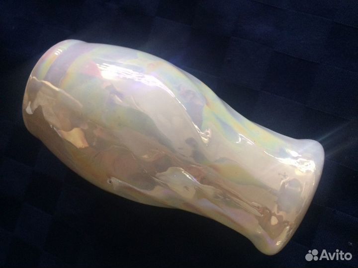 Плафон раритет винтаж керамика,стекло перламутр к