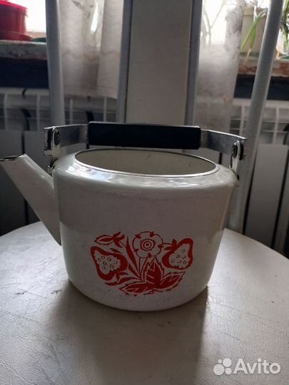 Чайник эмалированный СССР, 1,5 литра
