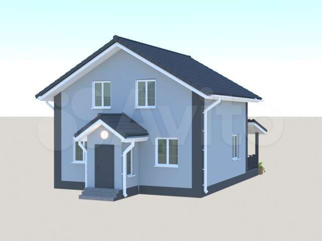 Коттедж 120 м² на участке 10 сот.