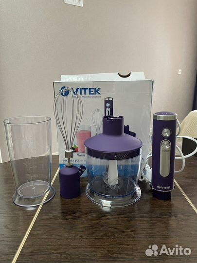Блендер Vitek VT-3408 (VT) фиолетовый