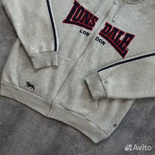 Зип худи Lonsdale Vintage оригинал новая