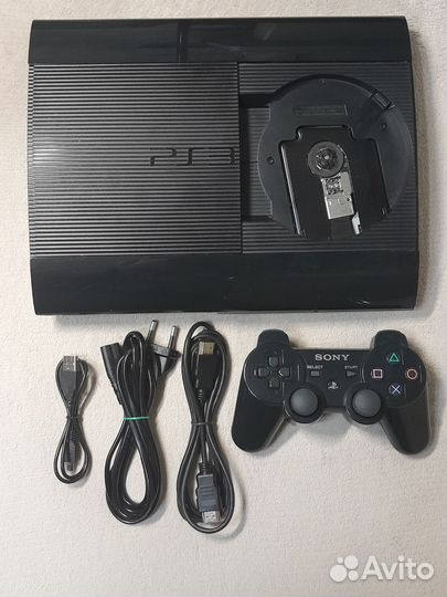 Sony PlayStation 3 Super Slim +500г +прош +40игр