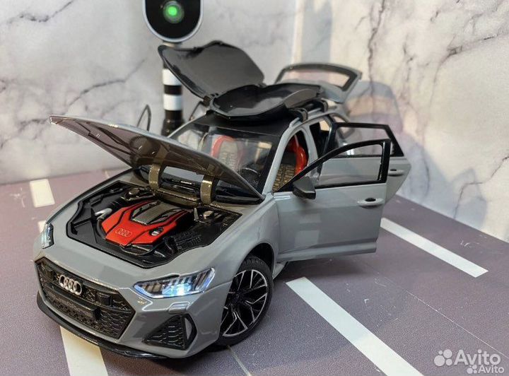 Металлическая машинка Audi Rs 6 Avant / Игрушка