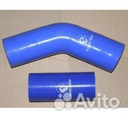 Патрубок радиатора урал дв. камаз (к-т из 2-х) (си