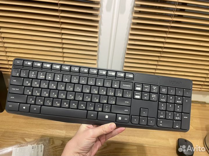 Клавиатура беспроводная новая logitech mk235