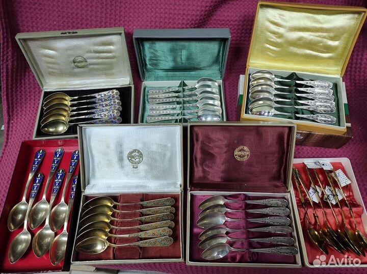 Серебряные чайные ложечки. Таллин, Ленинград, СССР