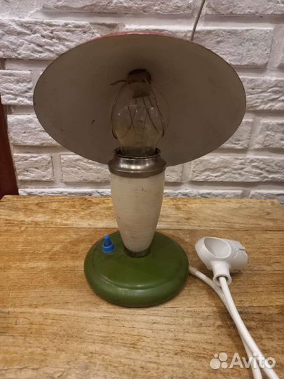 Лампа настольная грибок СССР