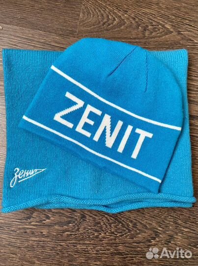 Комплект шапка и шарф «Зенит»